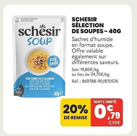 SCHESIR SELECTION DE SOUPES - 40G
