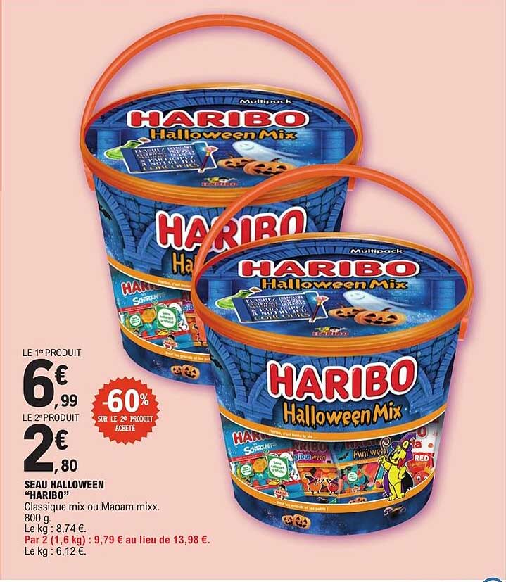 SEAU HALLOWEEN "HARIBO"