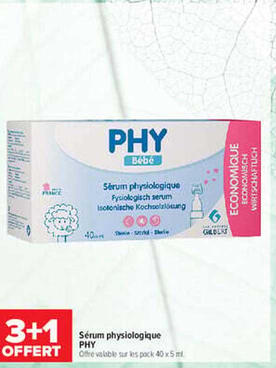 Sérum physiologique PHY