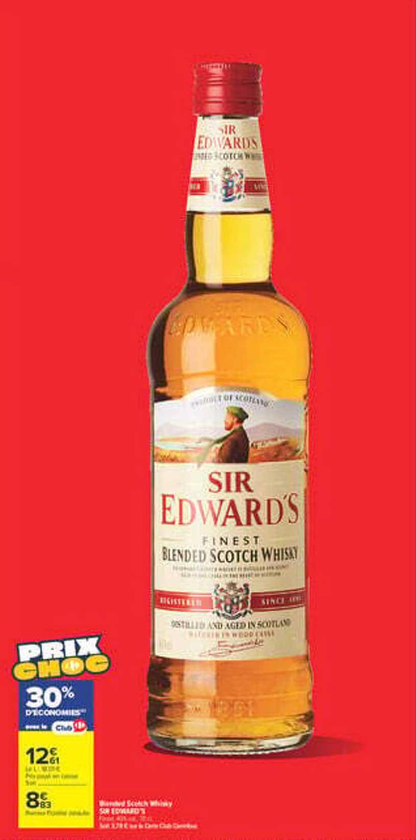 SIR EDWARD'S FINEST BLENDED SCOTCH WHISKY