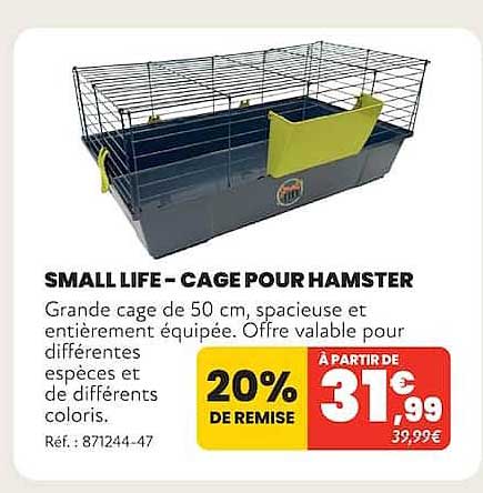 SMALL LIFE - CAGE POUR HAMSTER