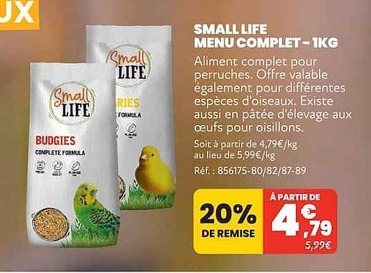 SMALL LIFE MENU COMPLET-1KG