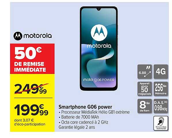 Smartphone G06 power