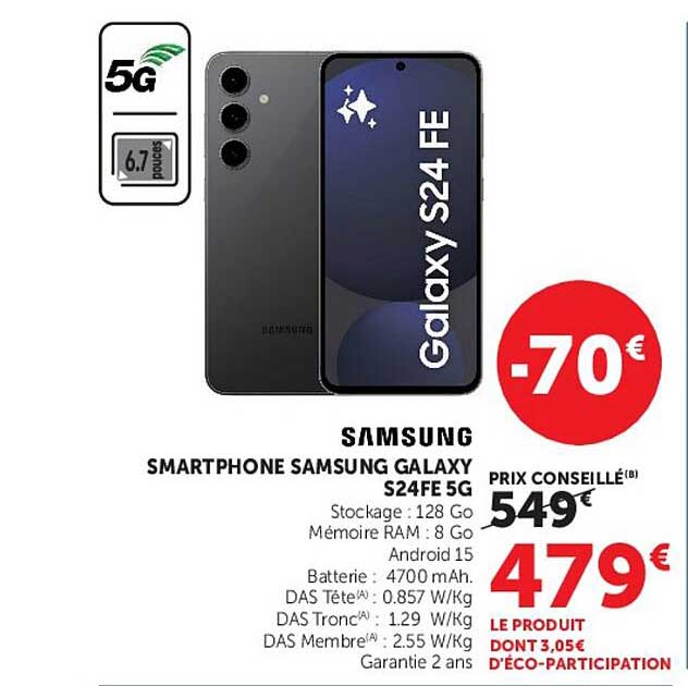 SMARTPHONE SAMSUNG GALAXY S24FE 5G