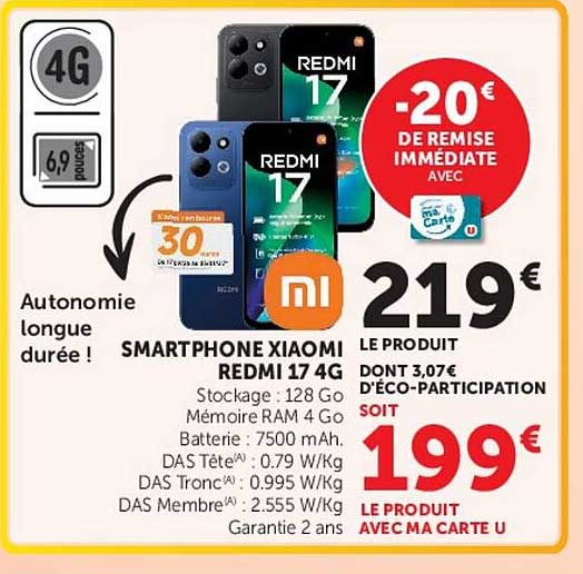 SMARTPHONE XIAOMI REDMI 17 4G