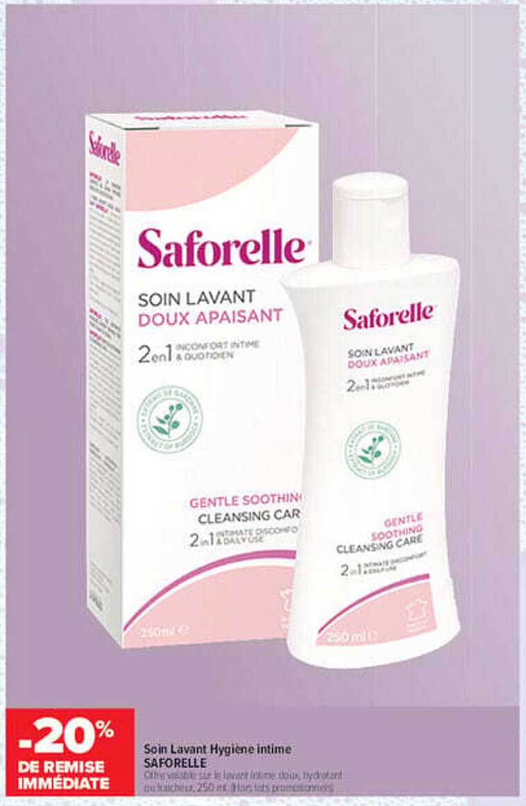 Soin Lavant Hygiène intime SAFORELLE