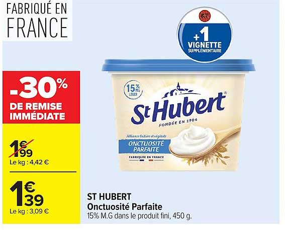 ST HUBERT Onctuosité Parfaite