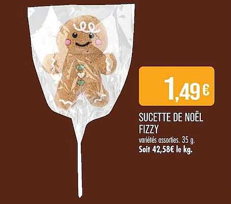 SUCETTE DE NOËL FIZZY
