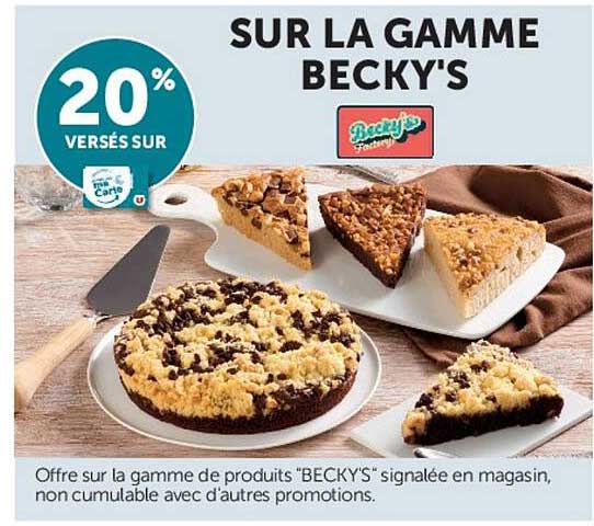 SUR LA GAMME BECKY'S