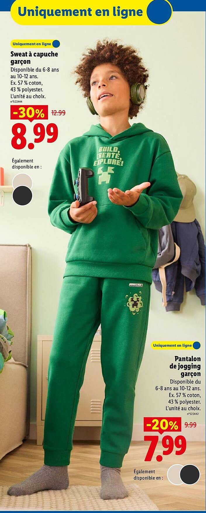 Sweat à capuche garçon
