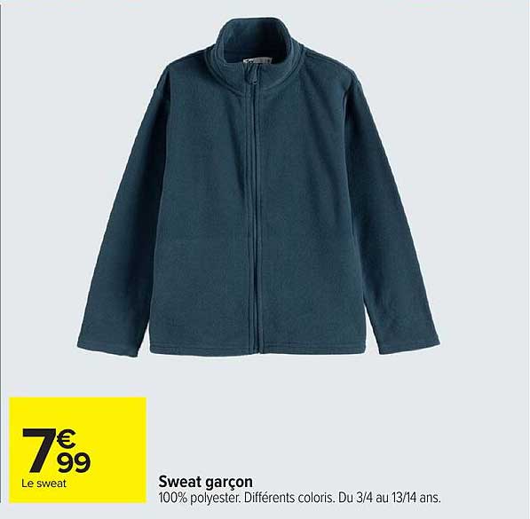 Sweat garçon