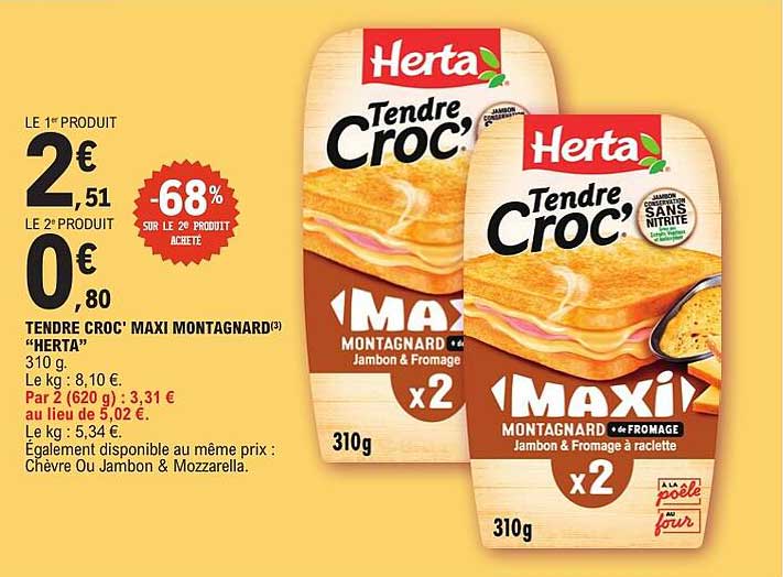 TENDRE CROC' MAXI MONTAGNARD "HERTA"