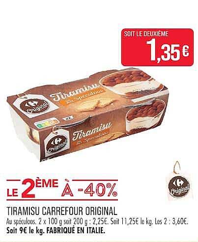TIRAMISU CARREFOUR ORIGINAL