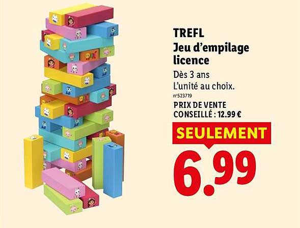 TREFL Jeu d’empilage licence