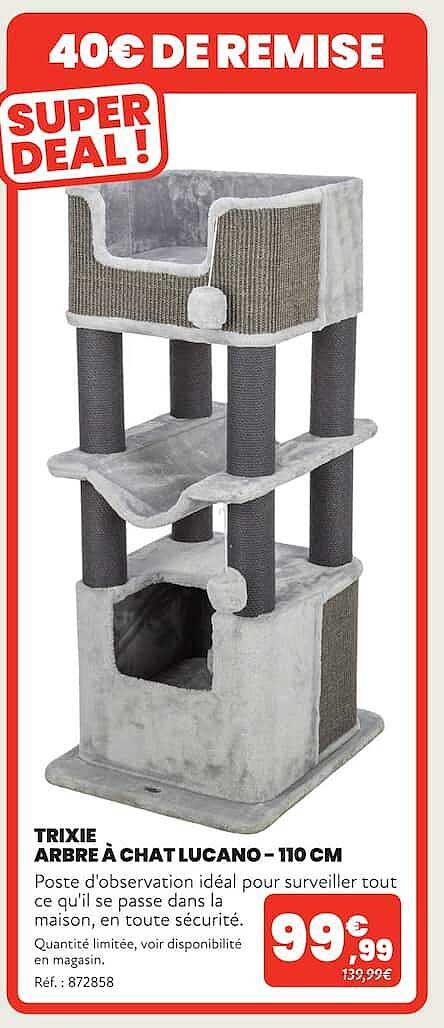 TRIXIE ARBRE À CHAT LUCANO - 110 CM