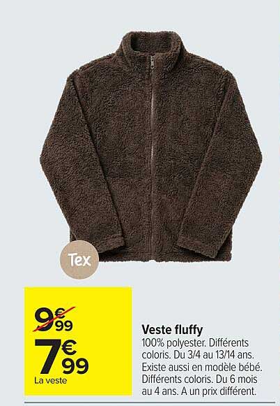 Veste fluffy