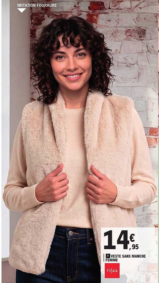 VESTE SANS MANCHE FEMME