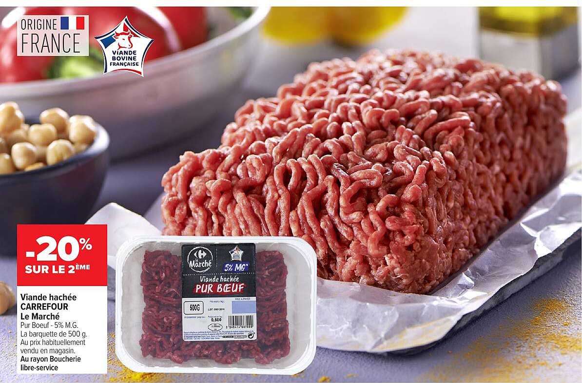 Viande hachée CARREFOUR Le Marché