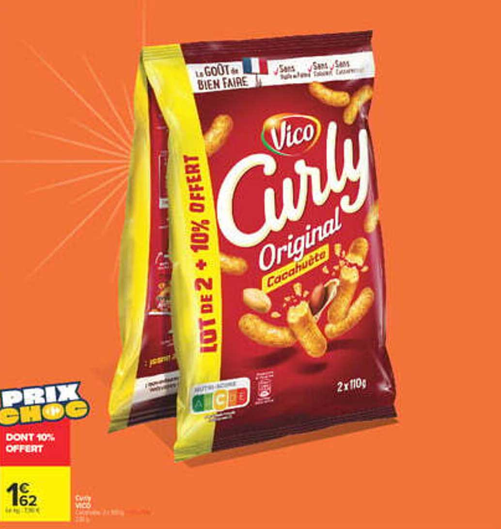 Vico Curly Original Cacahuète