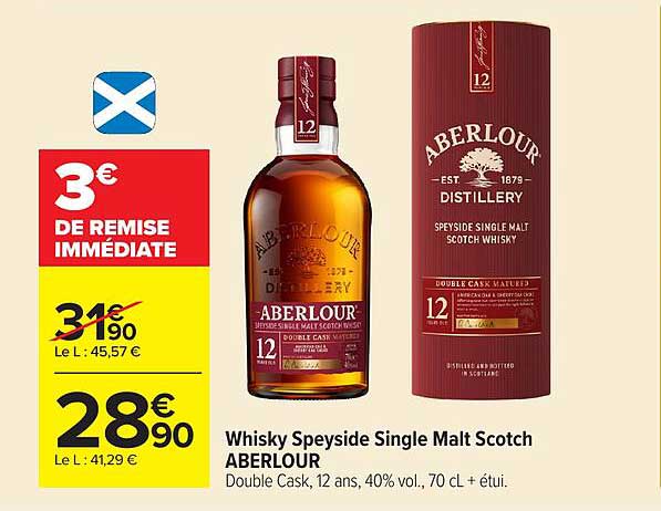 Whisky Speyside Single Malt Scotch ABERLOUR