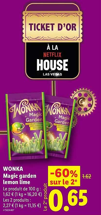 WONKA Magic garden lemon lime