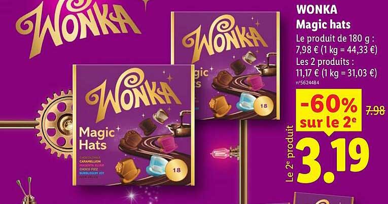 WONKA Magic hats