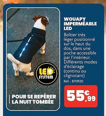 WOUAPY IMPERMEABLE LED
