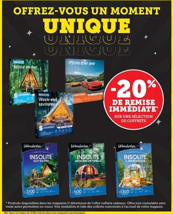 -20% DE REMISE IMMEDIATE SUR UNE SELECTION DE COFFRETS