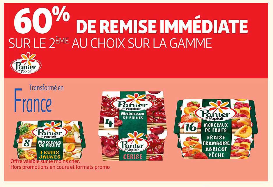 60% DE REMISE IMMÉDIATE SUR LE 2ÈME AU CHOIX SUR LA GAMME