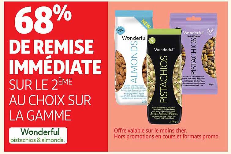 68% DE REMISE IMMEDIATE SUR LE 2ÈME AU CHOIX SUR LA GAMME