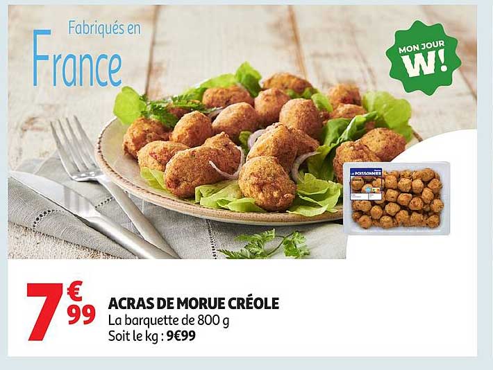 ACRAS DE MORUE CRÉOLE