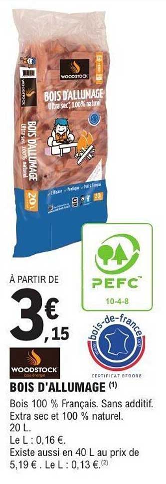 Bois d'allumage