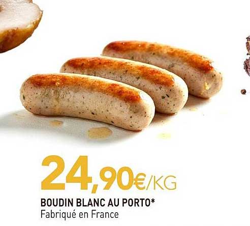 Boudin Blanc au Porto*