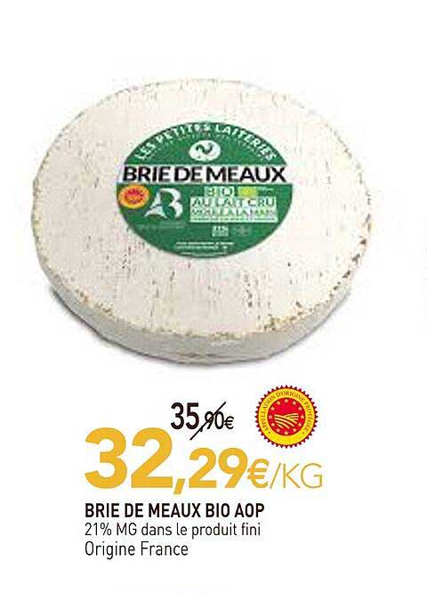 BRIE DE MEAUX BIO AOP