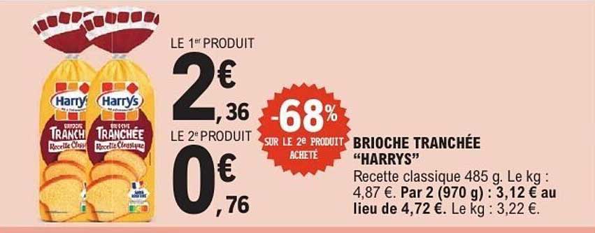 Brioche Tranchée “Harry's”