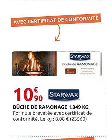 BUCHE DE RAMONAGE 1.349 KG