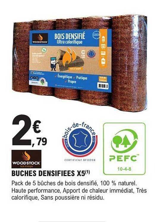 BUCHES DENSIFIEES X5