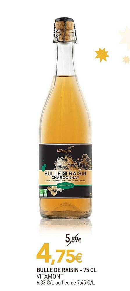 BULLE DE RAISIN - 75 CL VITAMONT