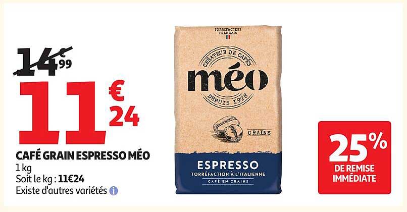 CAFÉ GRAIN ESPRESSO MÉO