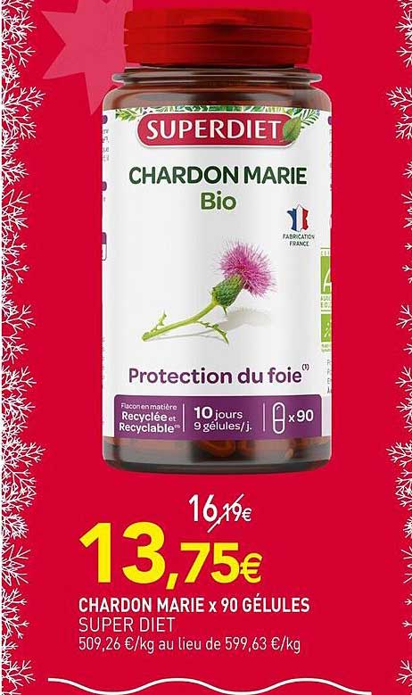 CHARDON MARIE x 90 GÉLULES