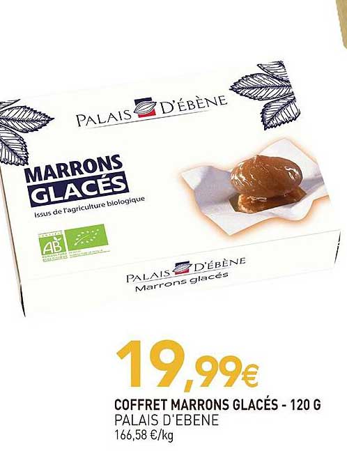 COFFRET MARRONS GLACÉS - 120 G