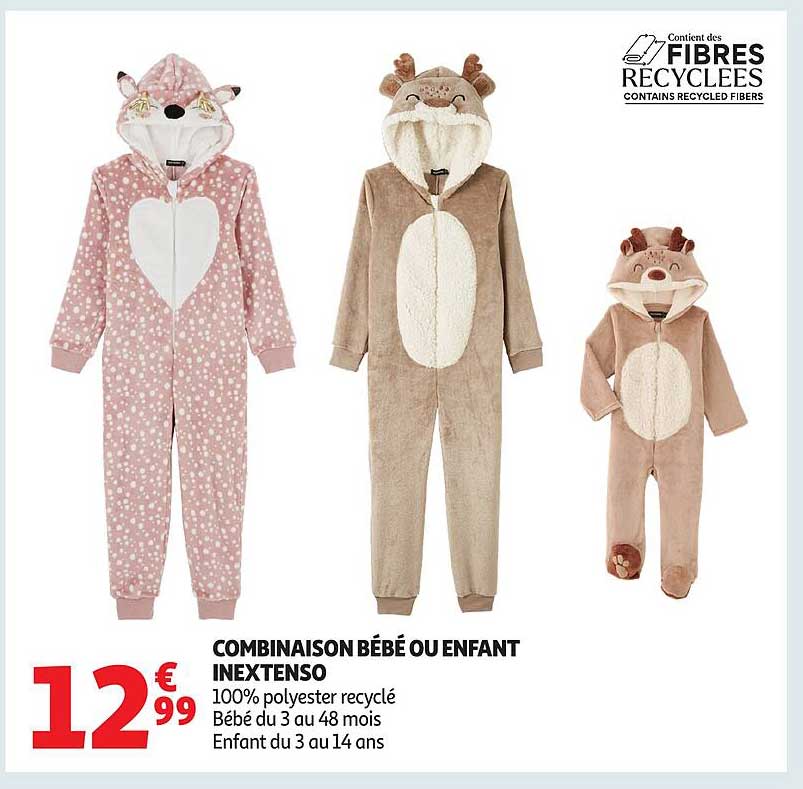 COMBINAISON BÉBÉ OU ENFANT INEXTENSO