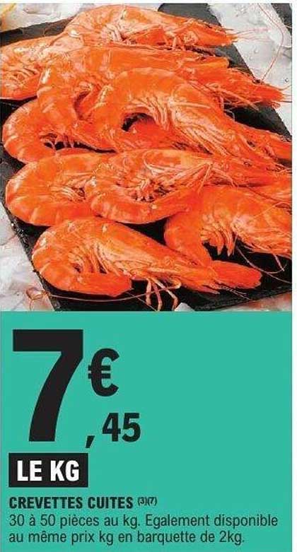 CREVETTES CUITES