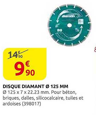 DISQUE DIAMANT Ø 125 MM