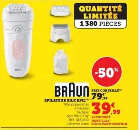 Épilateur Silk Epil