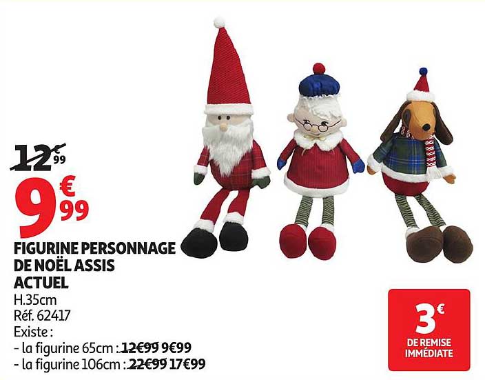 FIGURINE PERSONNAGE DE NOËL ASSIS ACTUEL