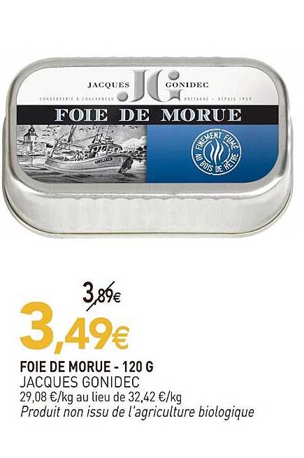 FOIE DE MORUE - 120 G