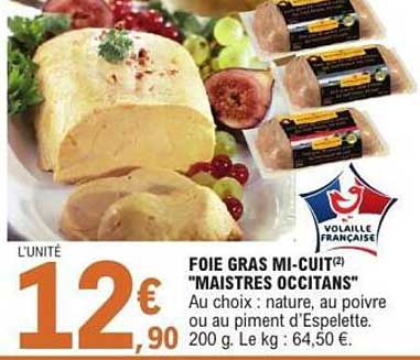 FOIE GRAS MI-CUIT(2) "MAISTRES OCCITANS"