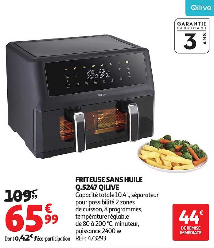 FRITEUSE SANS HUILE Q.5247 QILIVE