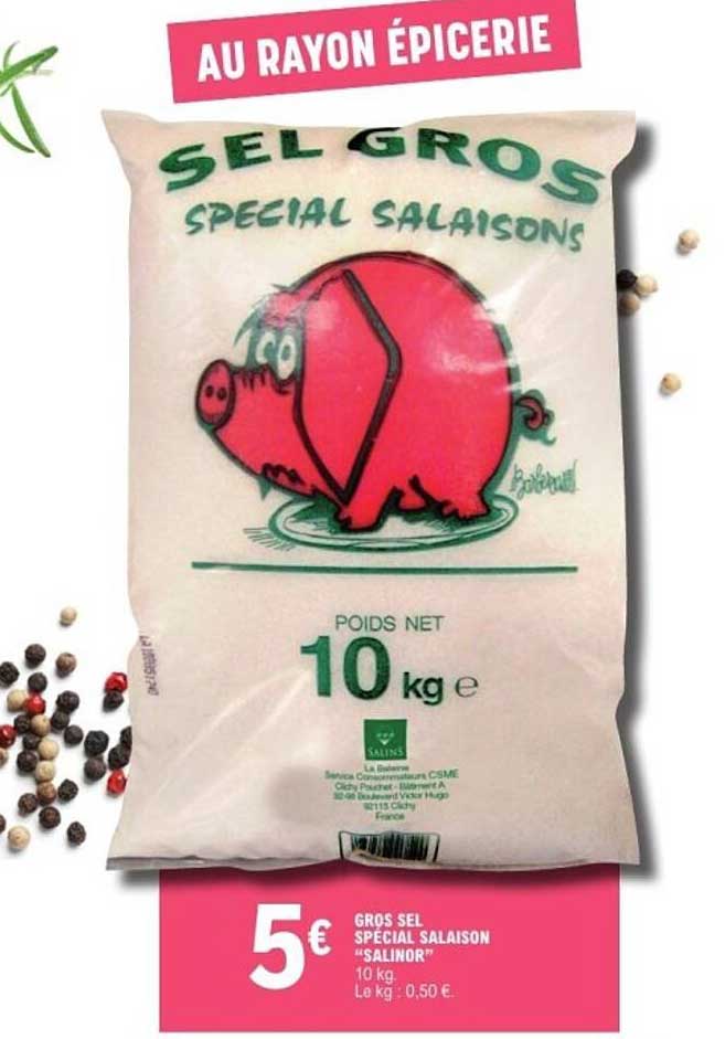 GROS SEL SPECIAL SALAISON "SALINOR"